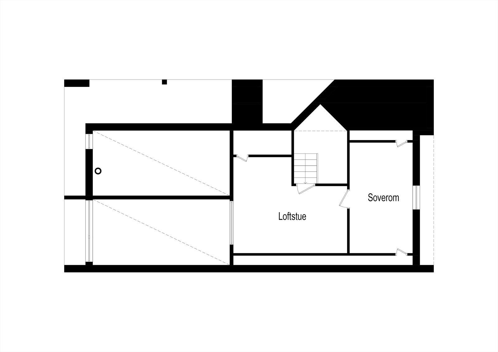 Plantegning loft Galleribilde