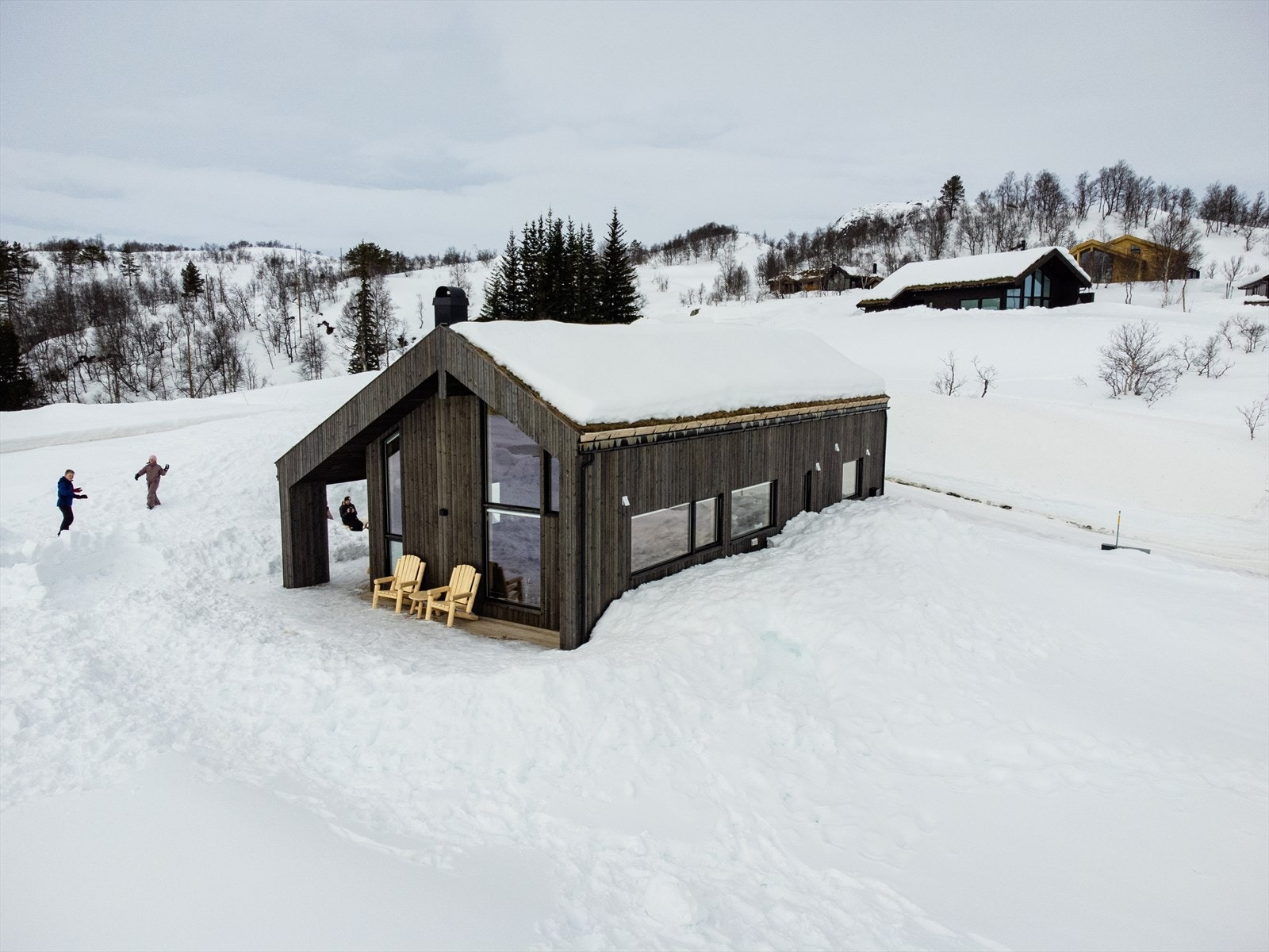Her kan man kjøre helt til døren, hele året. Galleribilde