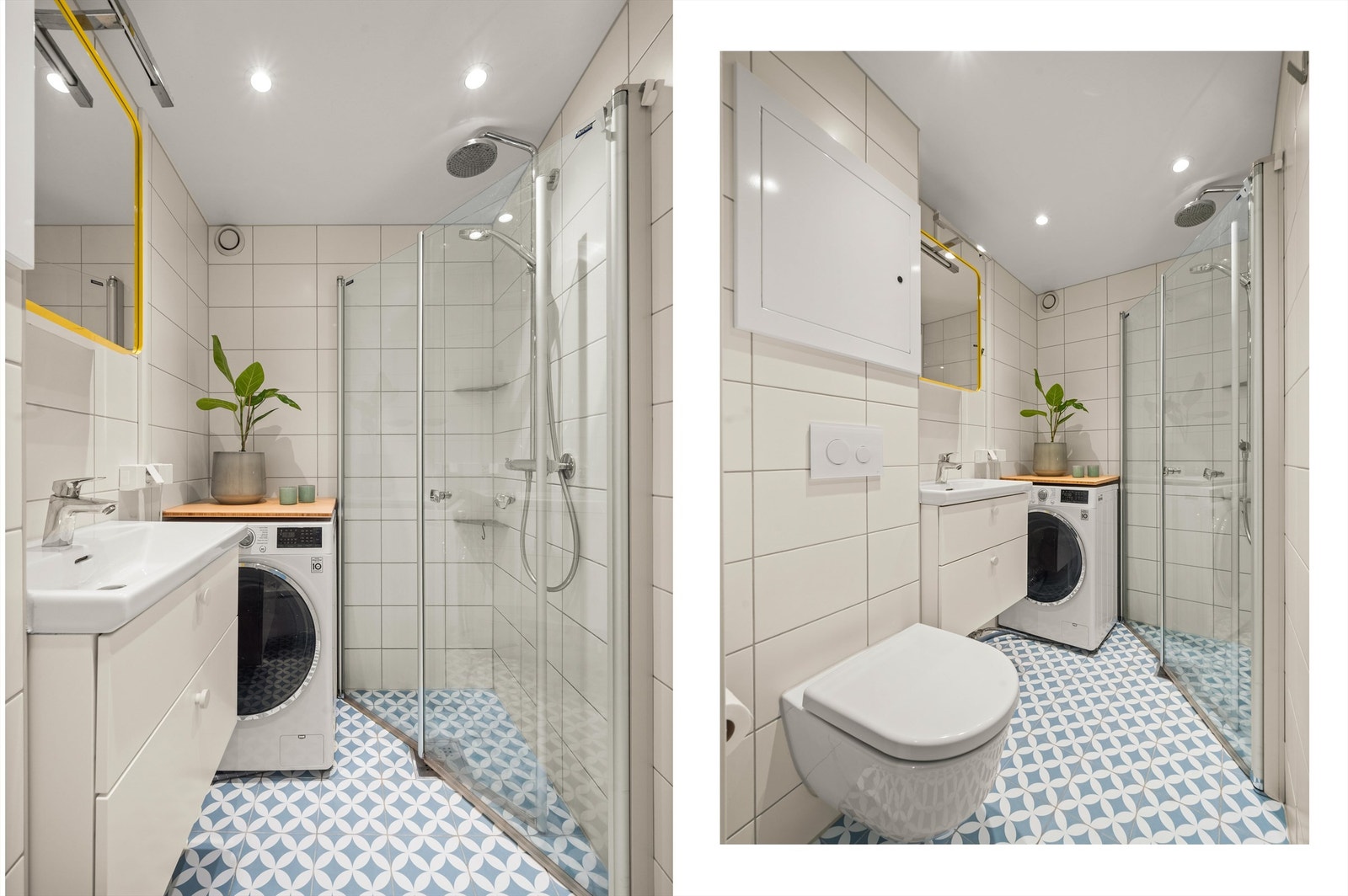 Badet ble rehabilitert i regi av borettslaget i 2018 og holder en moderne, tidløs standard. Galleribilde