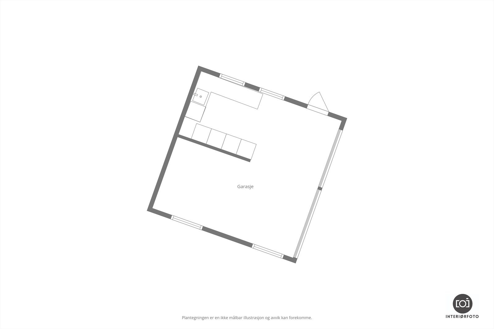 Plantegning Galleribilde