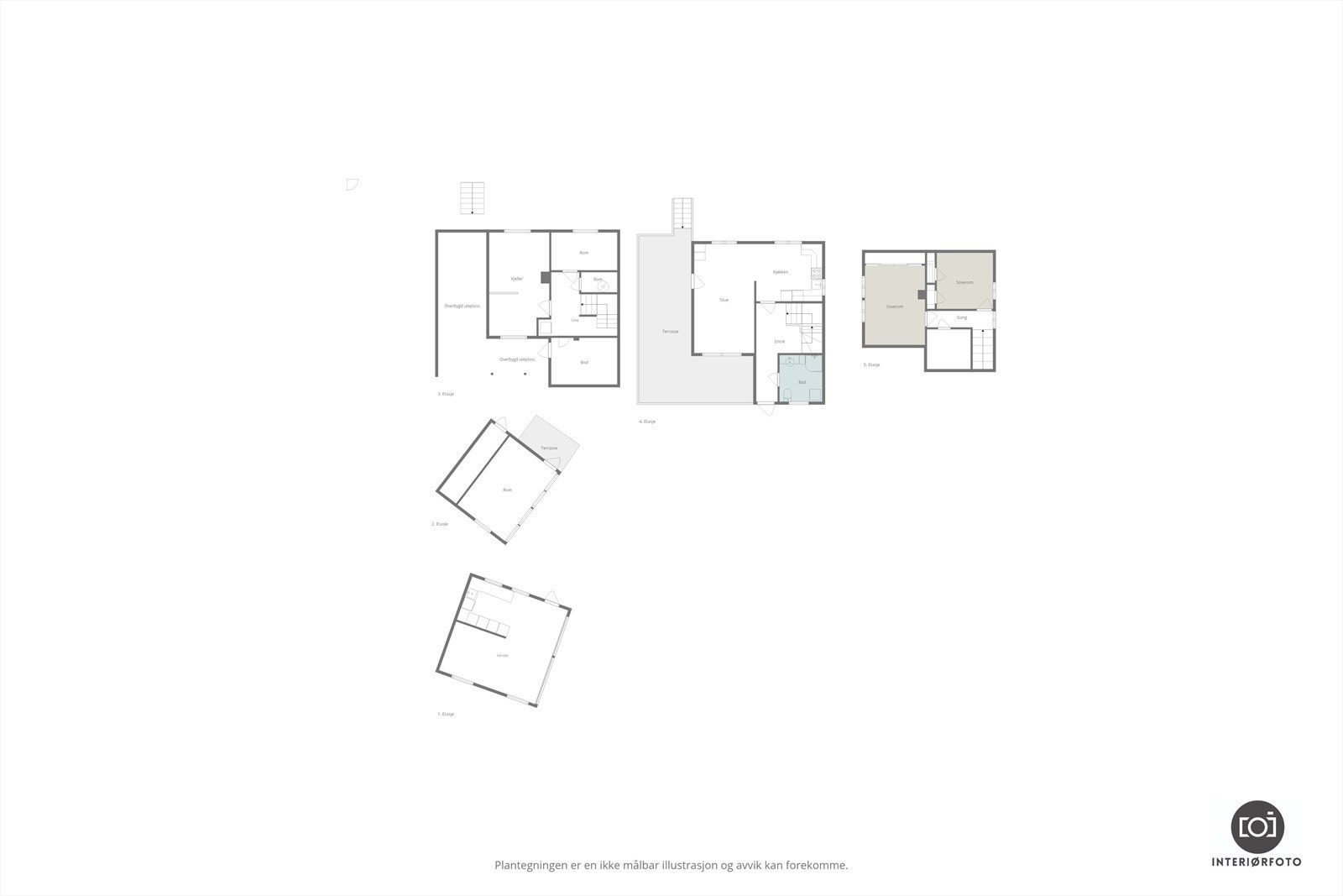 Plantegning Galleribilde