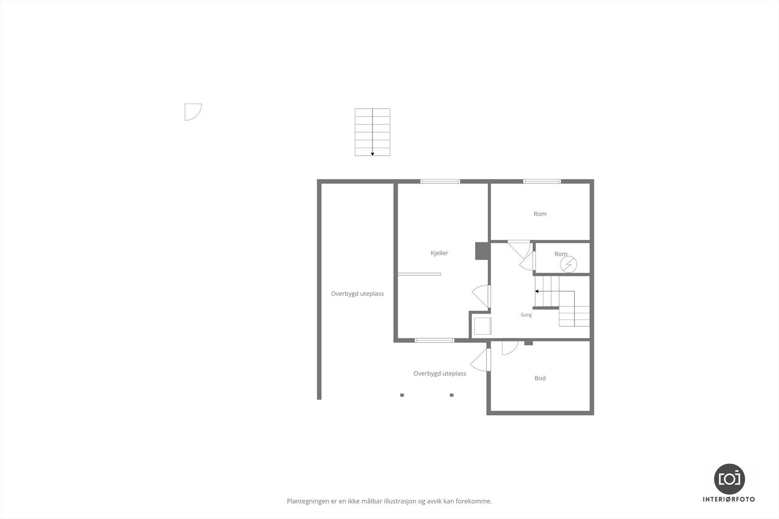 Plantegning Galleribilde