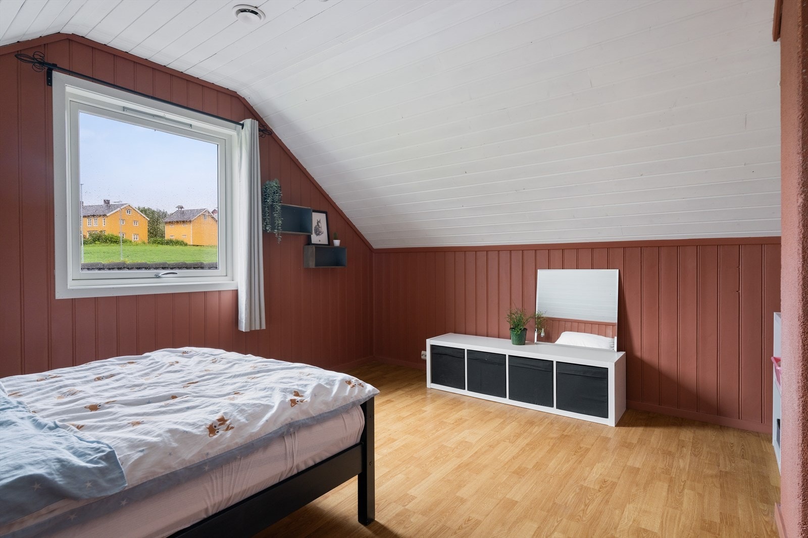 Også rommene oppe har blitt overflatebehandlet i nyere tid Galleribilde