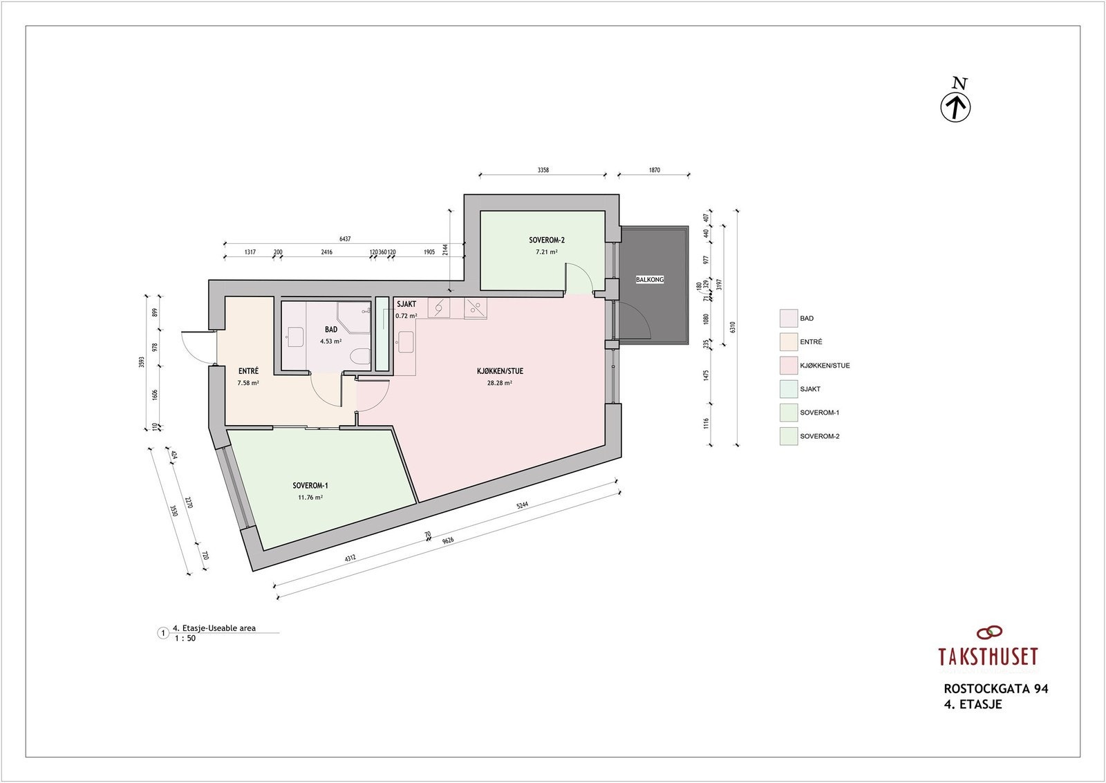 Plantegning. Galleribilde
