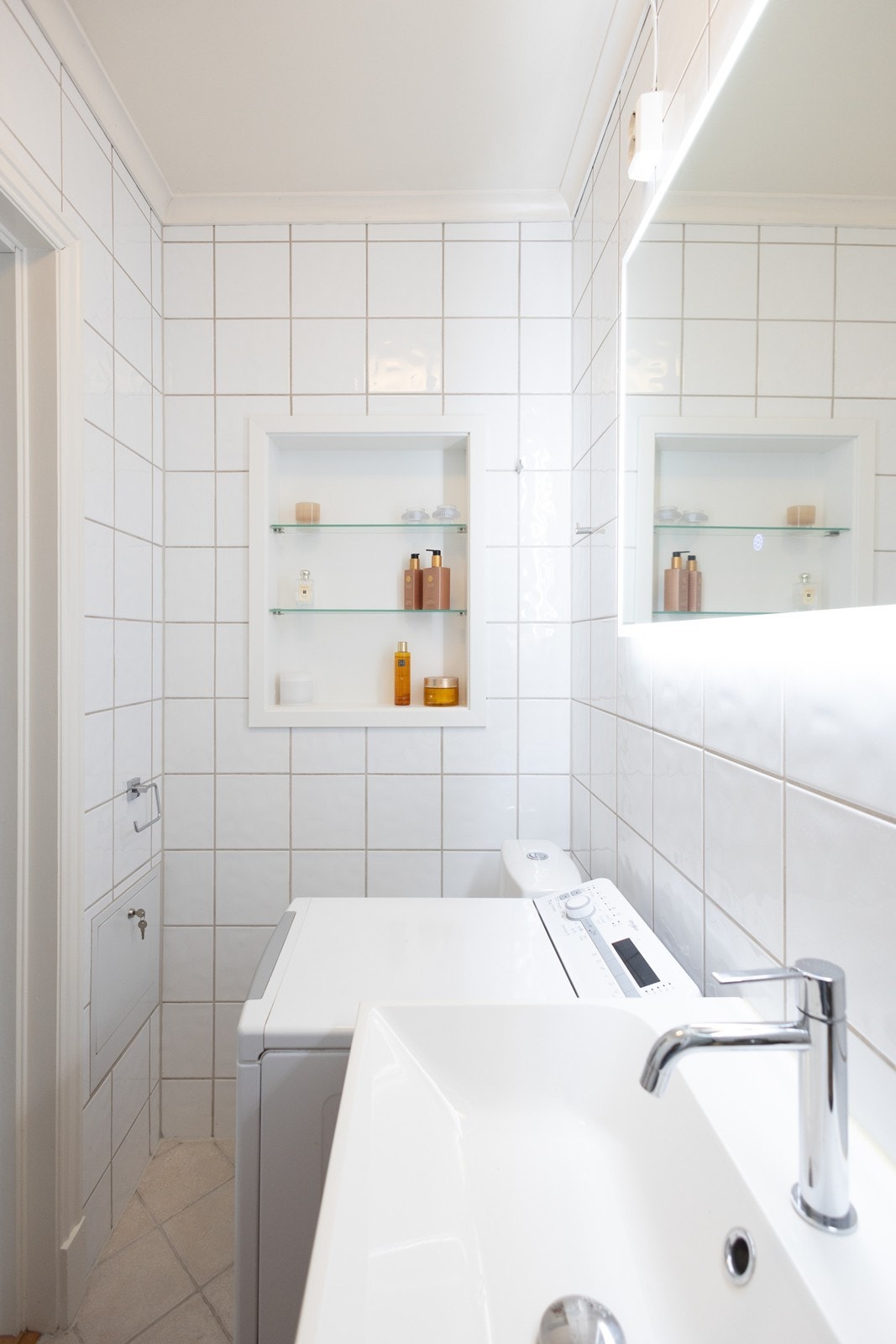 Badet har opplegg for vaskemaskin Galleribilde