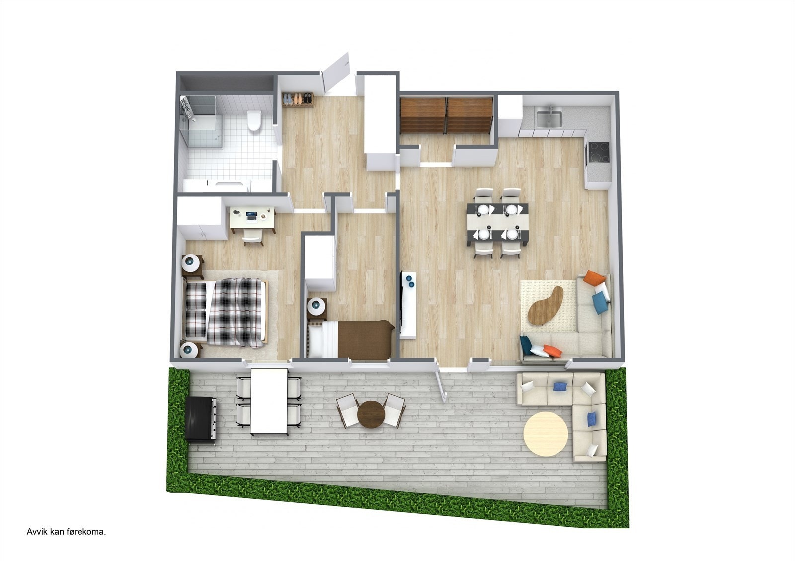 Planteikning 3D Galleribilde