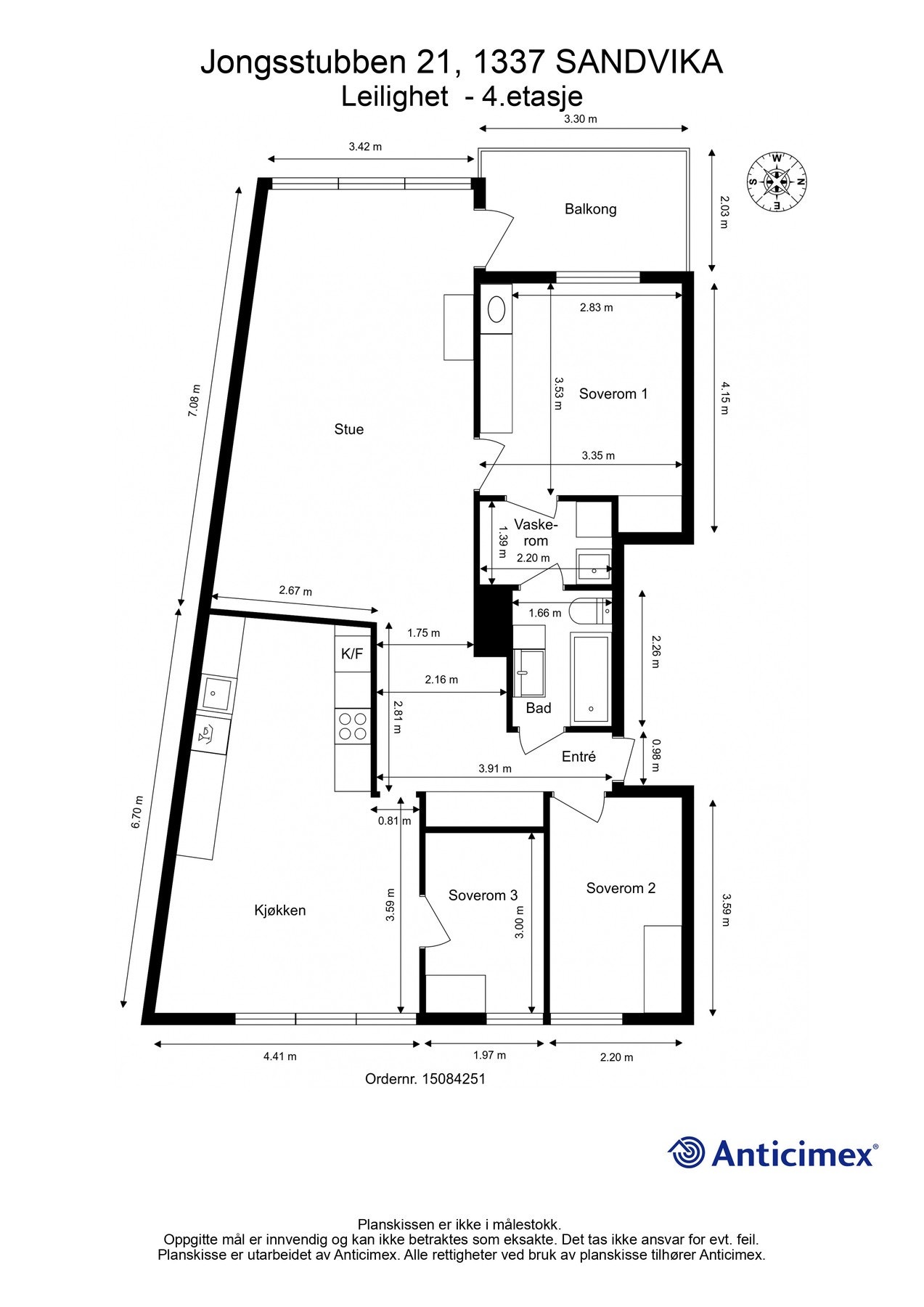 Plantegning Galleribilde