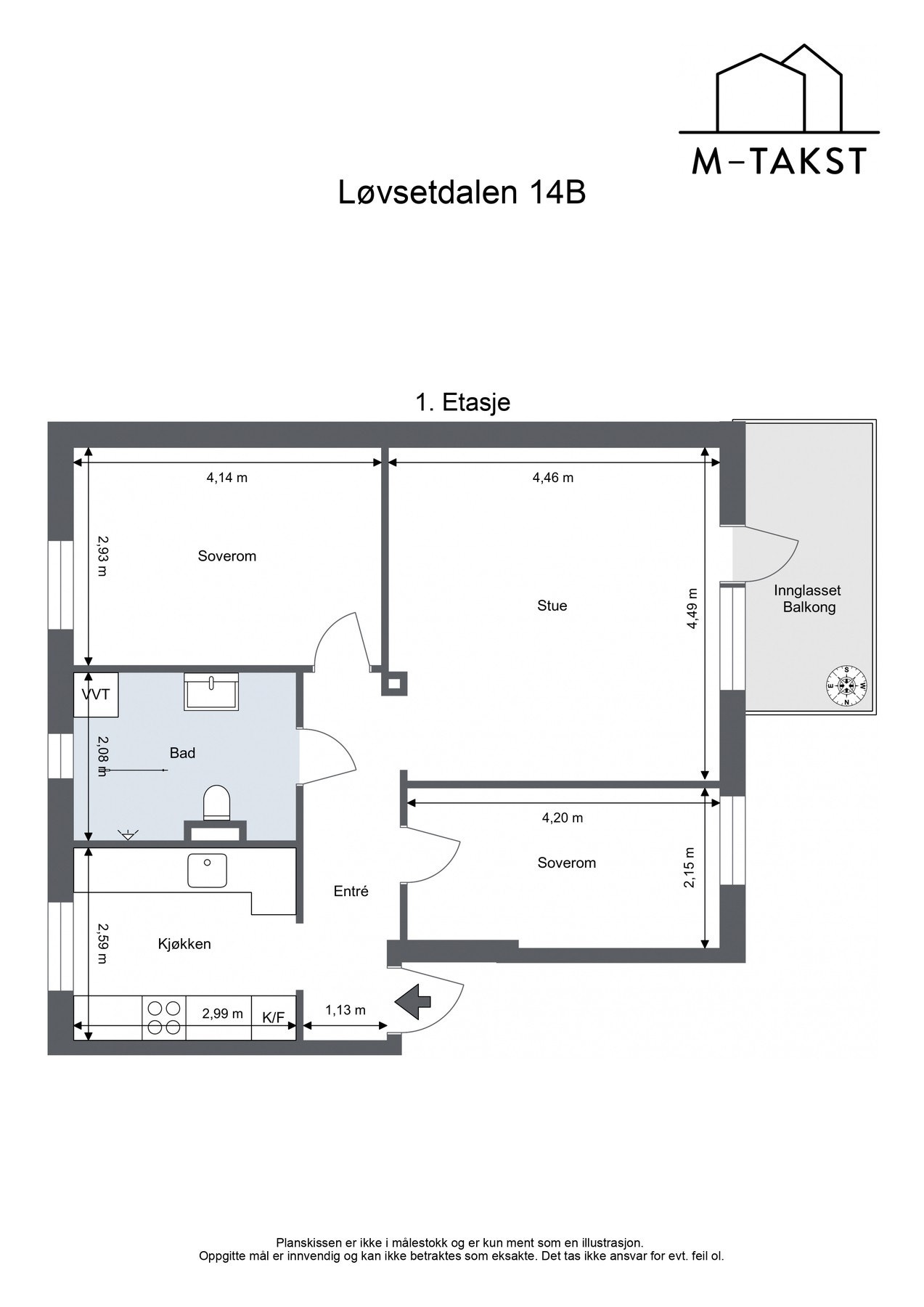 Plantegning Galleribilde