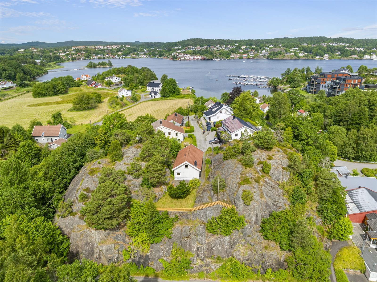 Dronebilde - Bryggeveien 13 Galleribilde
