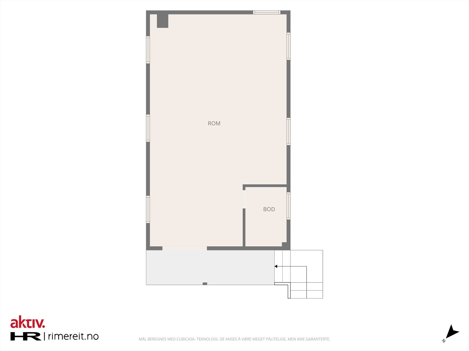 Plantegning - 1.etasje Verksted/anneks Galleribilde