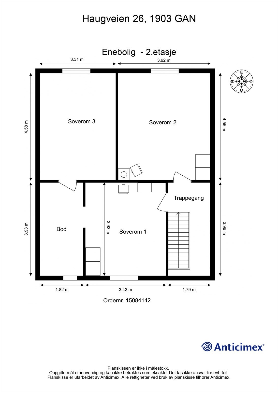 Plantegning 2.etg. Galleribilde