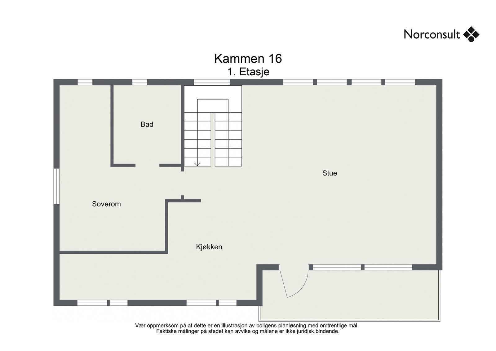 Planskisse - 1.etasje Galleribilde