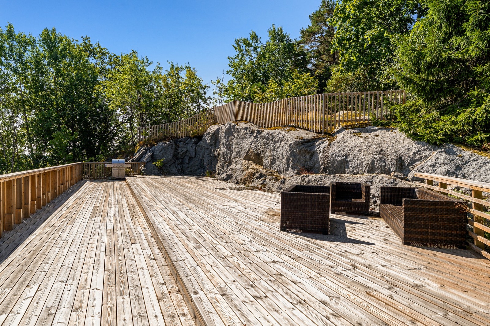 I tillegg til flott utsikt fra stor felles terrasse Galleribilde