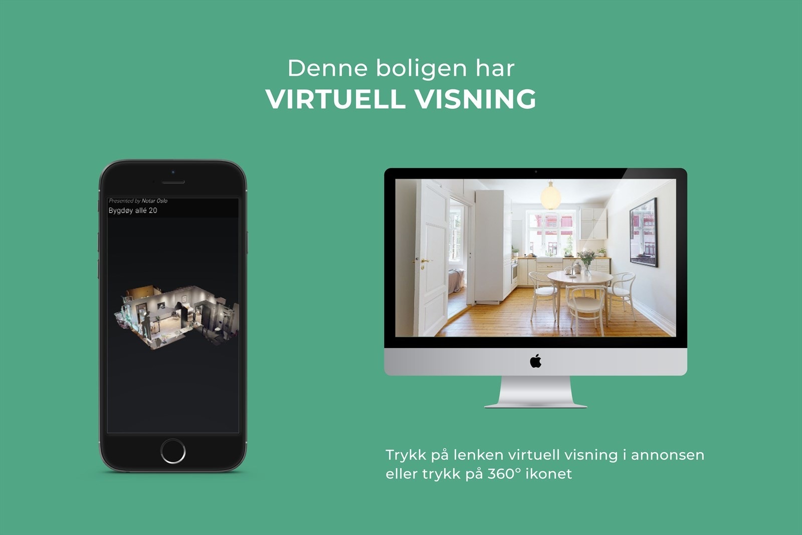 Virtuell visning. Galleribilde
