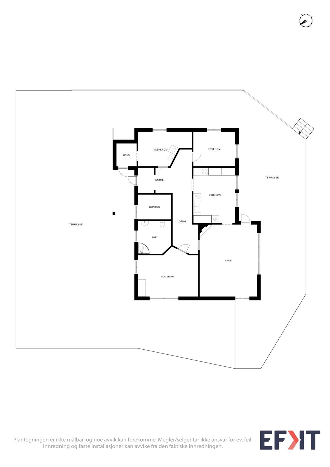 Plantegning Galleribilde