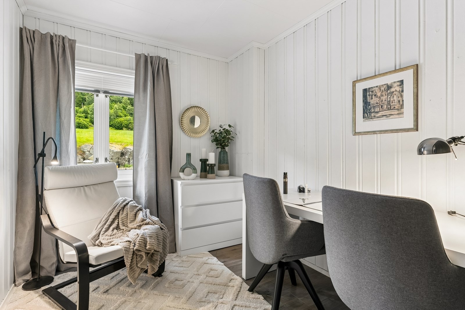 Lyst rom med gode bruksmuligheter Galleribilde