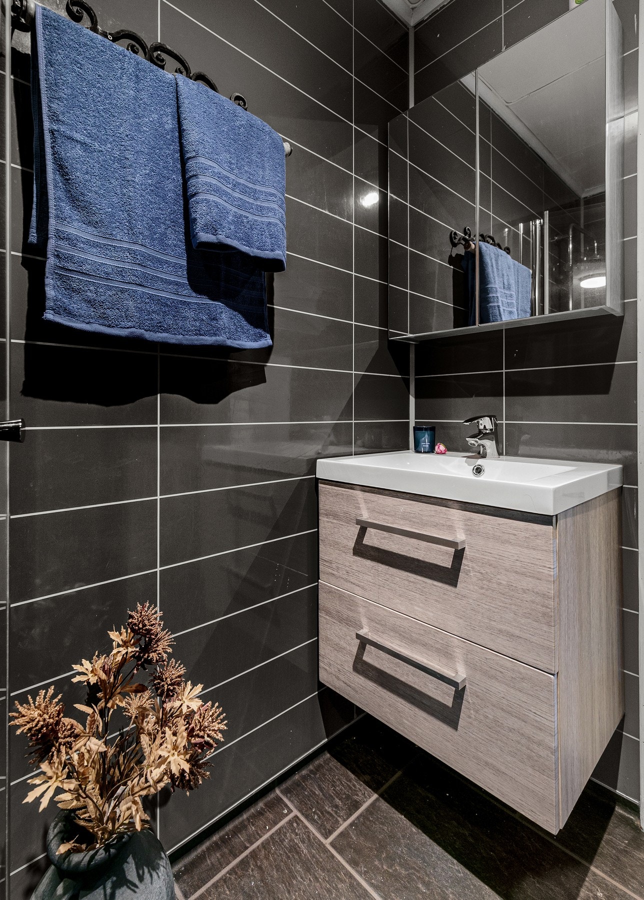 Deler av badet er gitt TG3 i tilstandsrapporten. Galleribilde