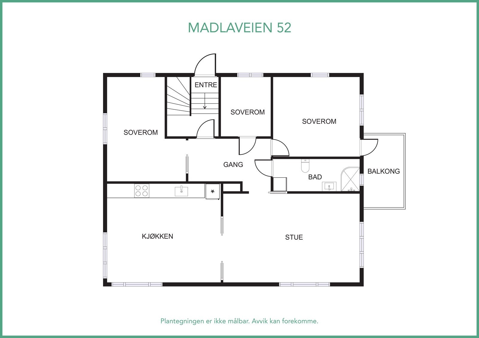 Plantegning Galleribilde