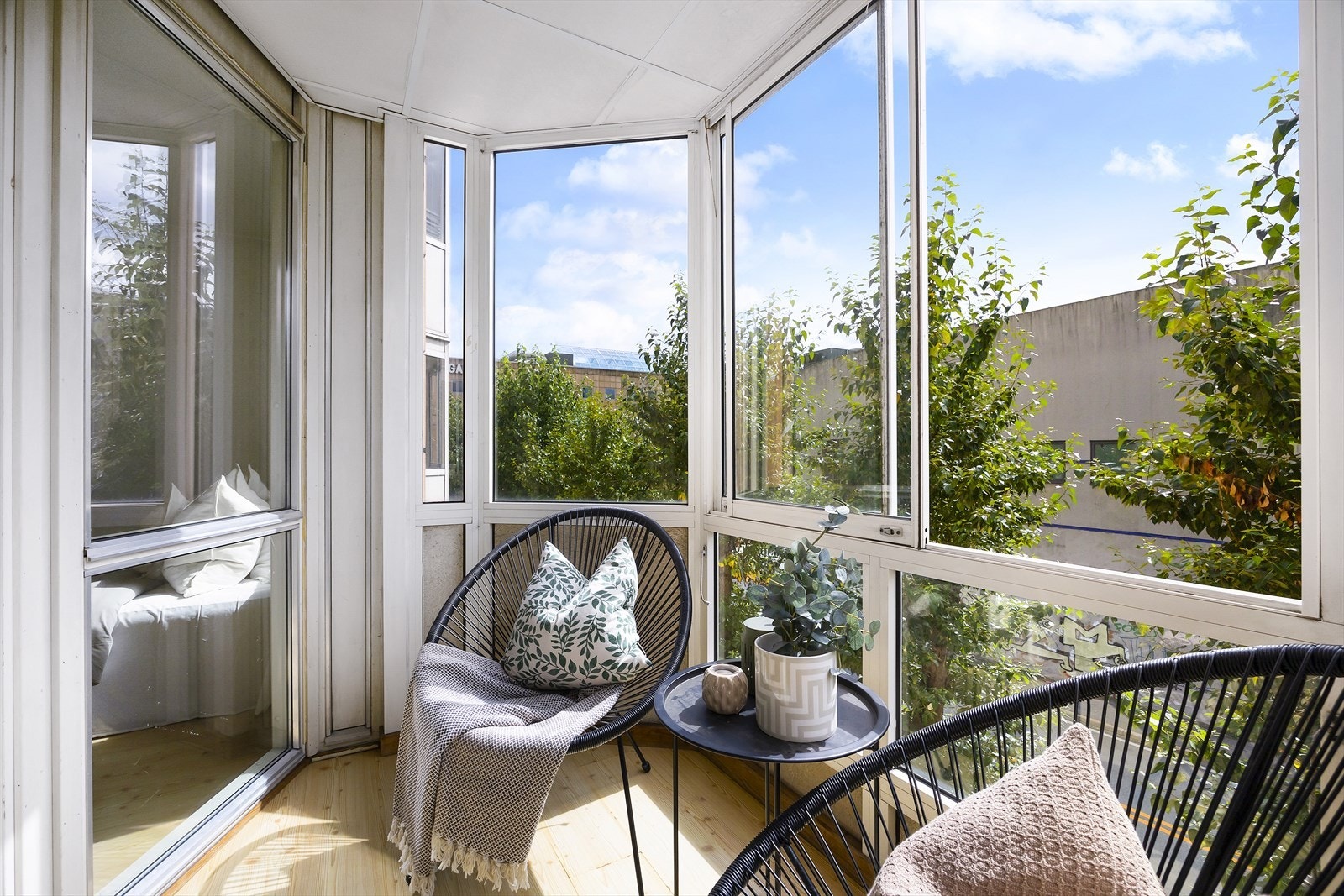 Også plass til beplantning og grill. Galleribilde