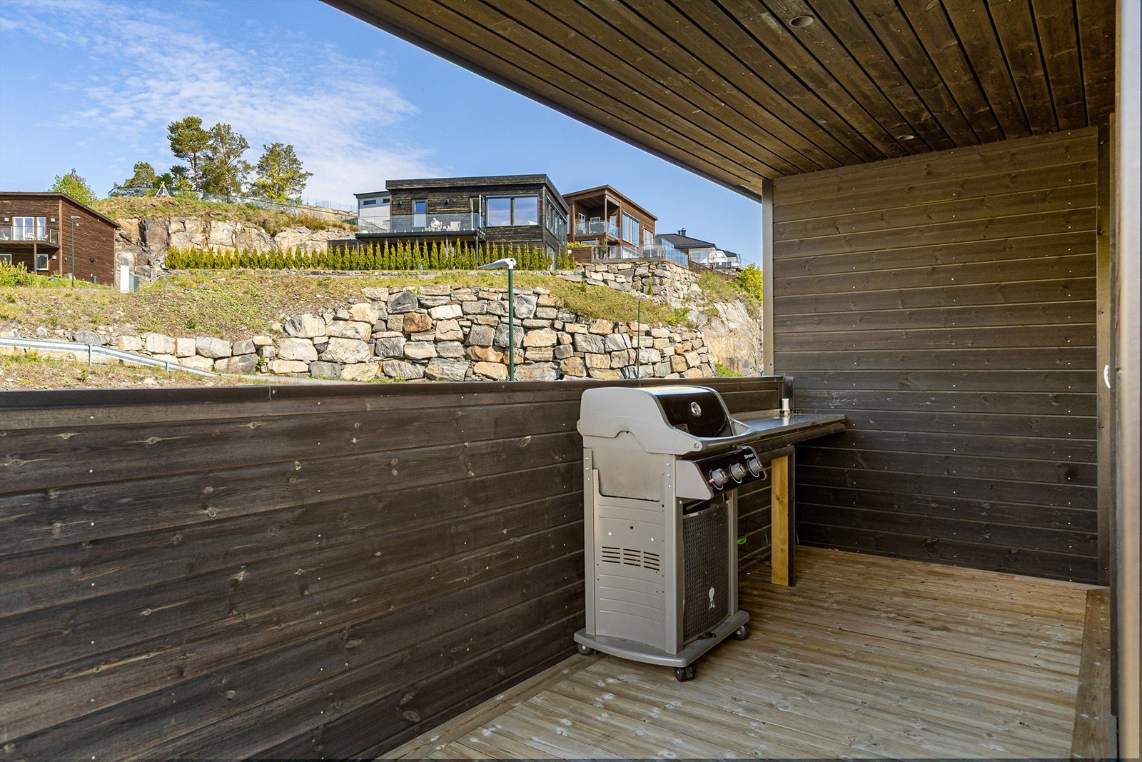 Takoverbygg ved utgang til takterrasse fra stue. Galleribilde