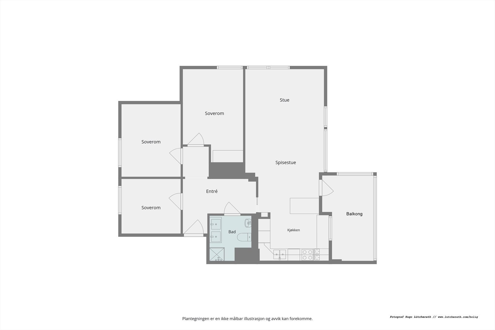 Plantegning Galleribilde