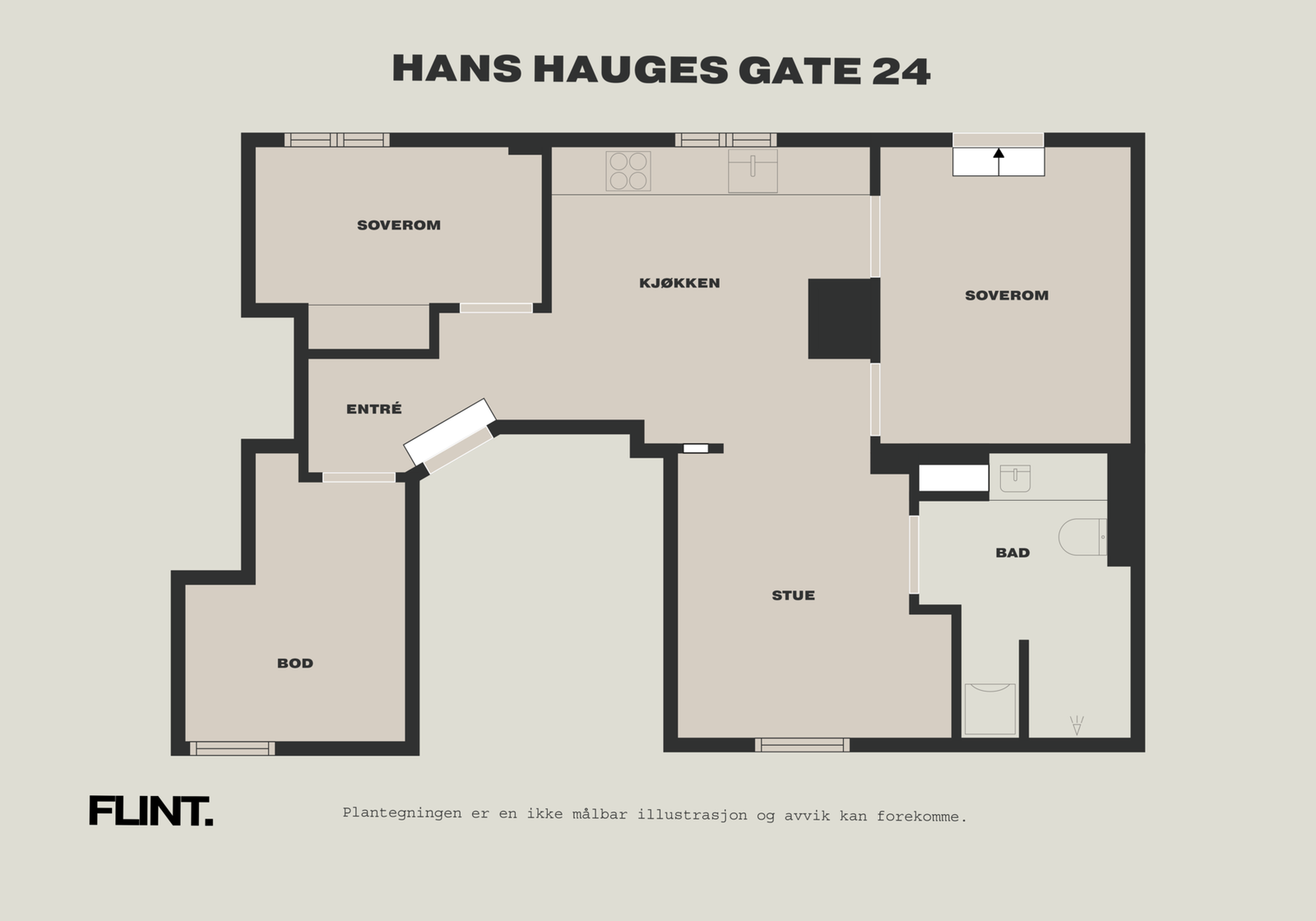 Plantegning Galleribilde
