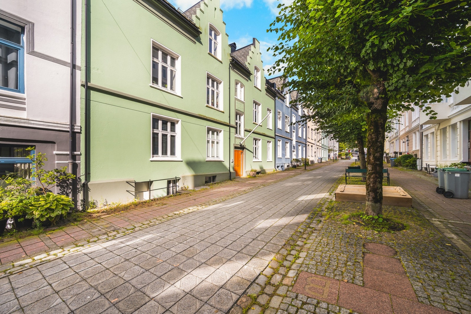 Her bor man i rolige omgivelser med lite gjennomgangstrafikk, samtidig som det er kort vei til alt Galleribilde