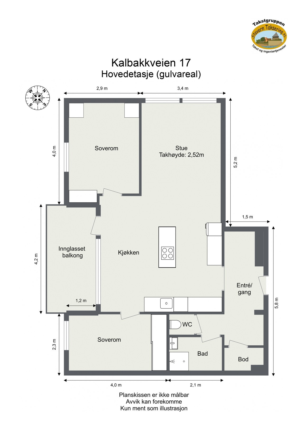 Planskisse Galleribilde