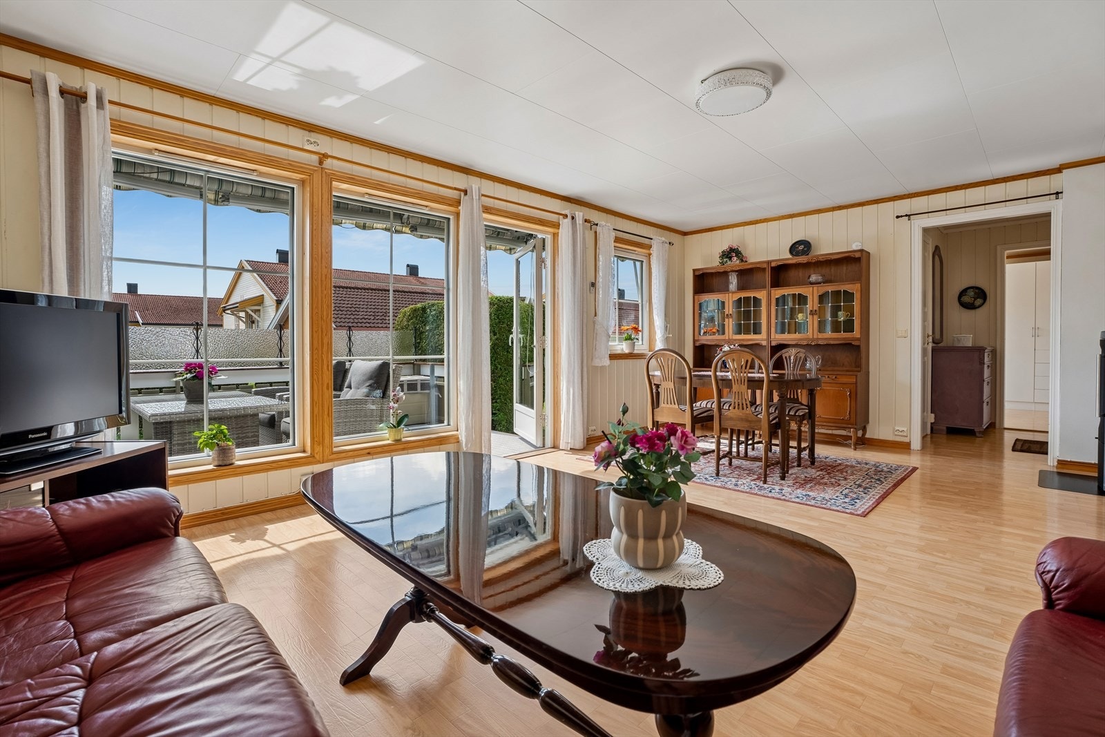 Leiligheten er praktisk og lettstelt, med alt på ett plan. Galleribilde