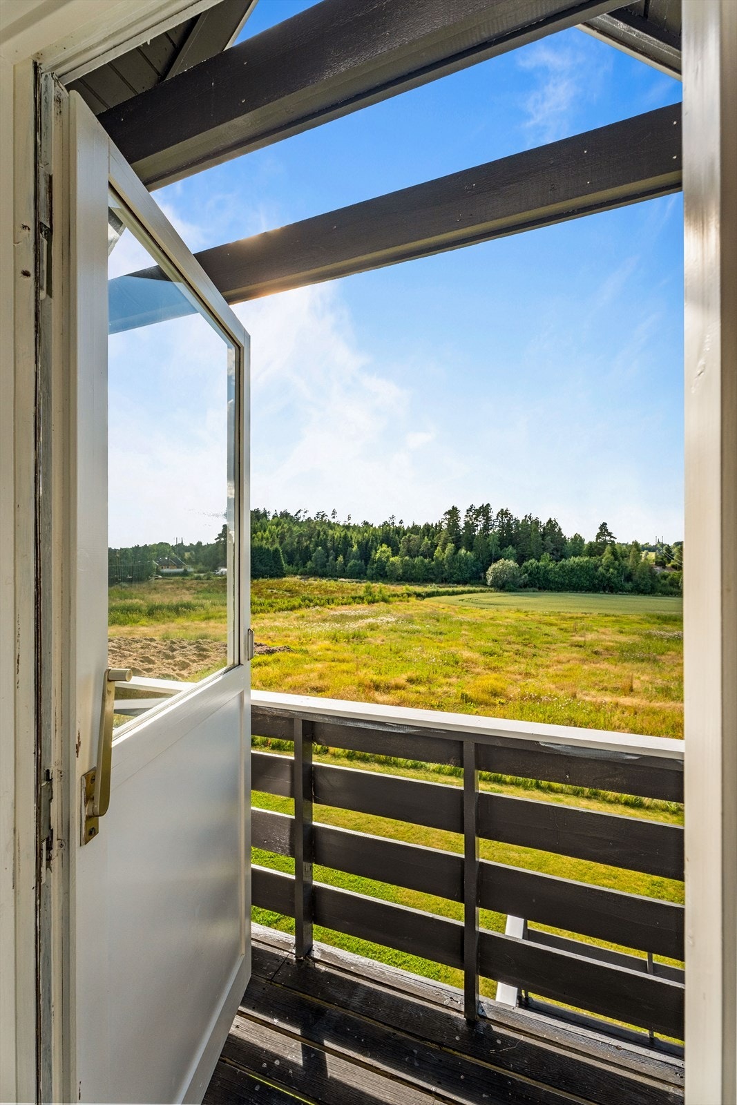 Den private terrassen utenfor soverommet. Galleribilde