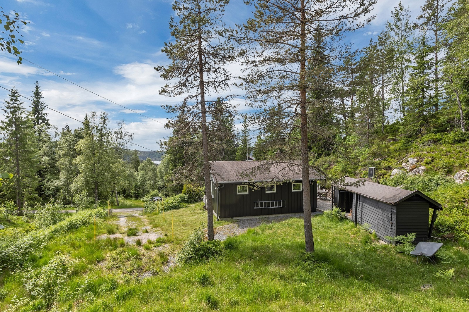 Bilvei helt frem med gode parkeringsmuligheter Galleribilde