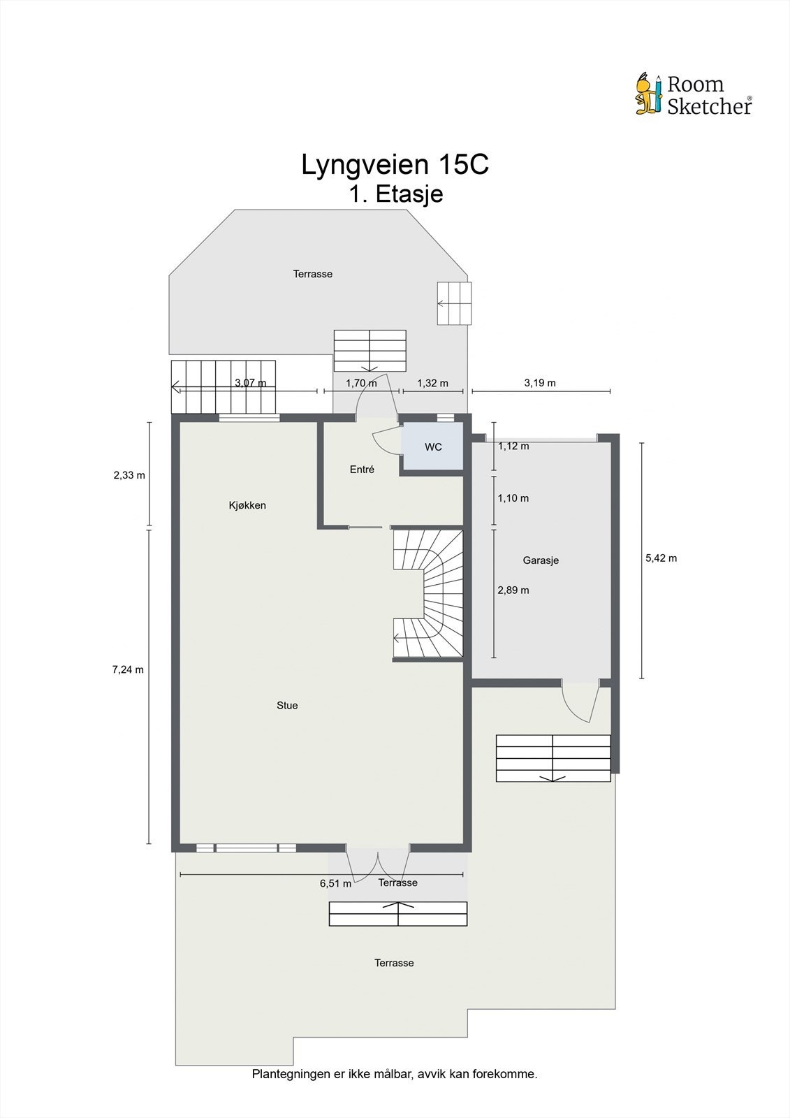 Plantegning - 1. etasje Galleribilde