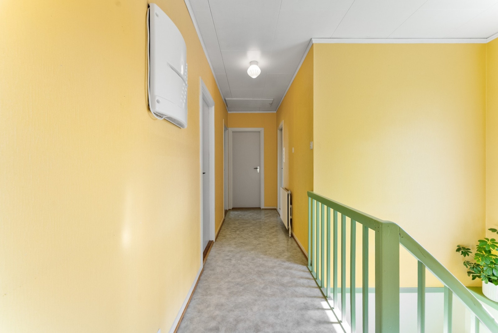 Gang som binder sammen soverommene, badet og stuen. Galleribilde