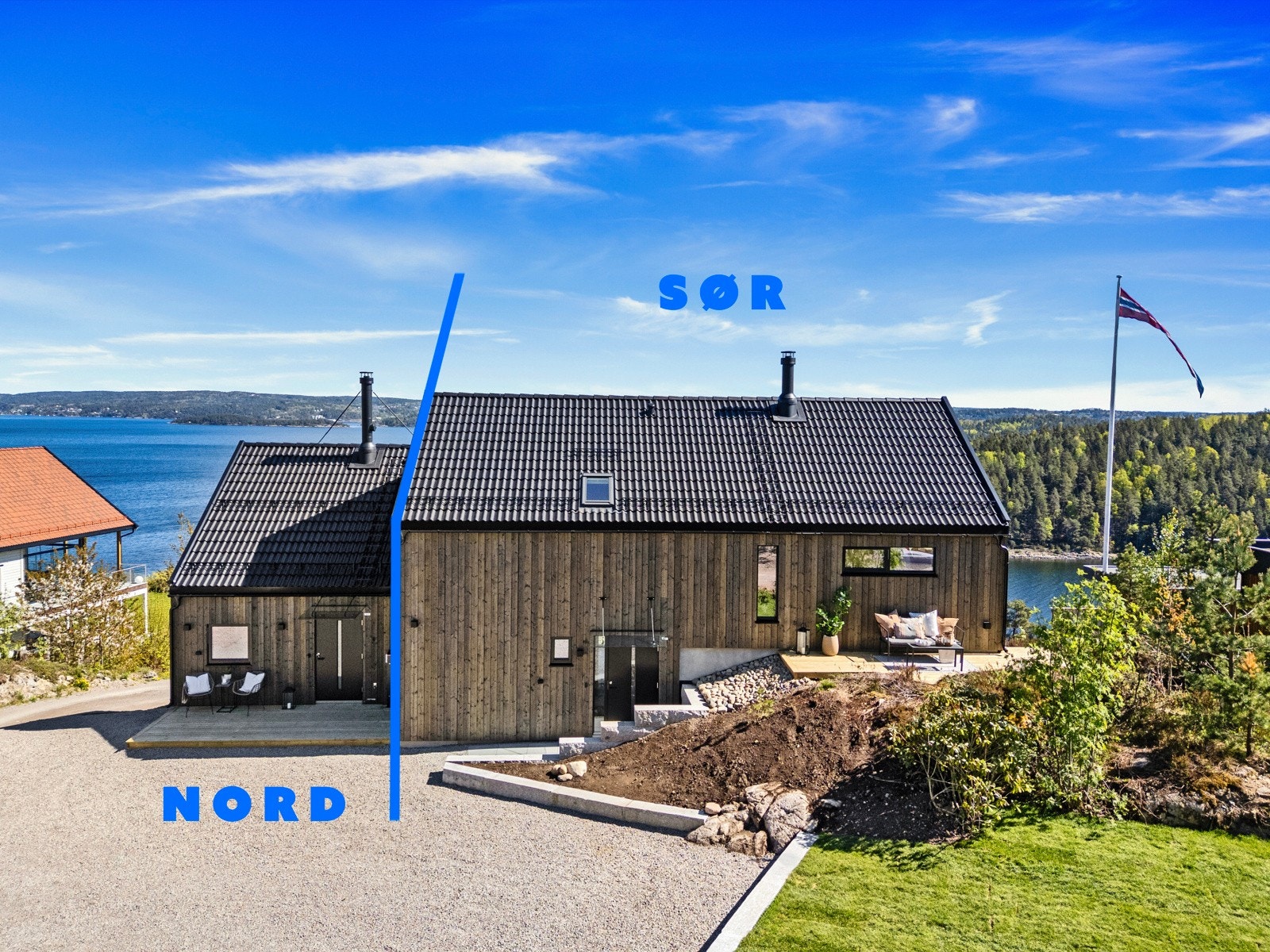 Denne boligen vi selger er mot sør Galleribilde