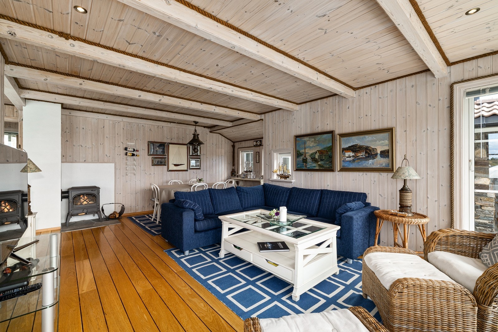 Pent skipsgulv og ildsted Galleribilde