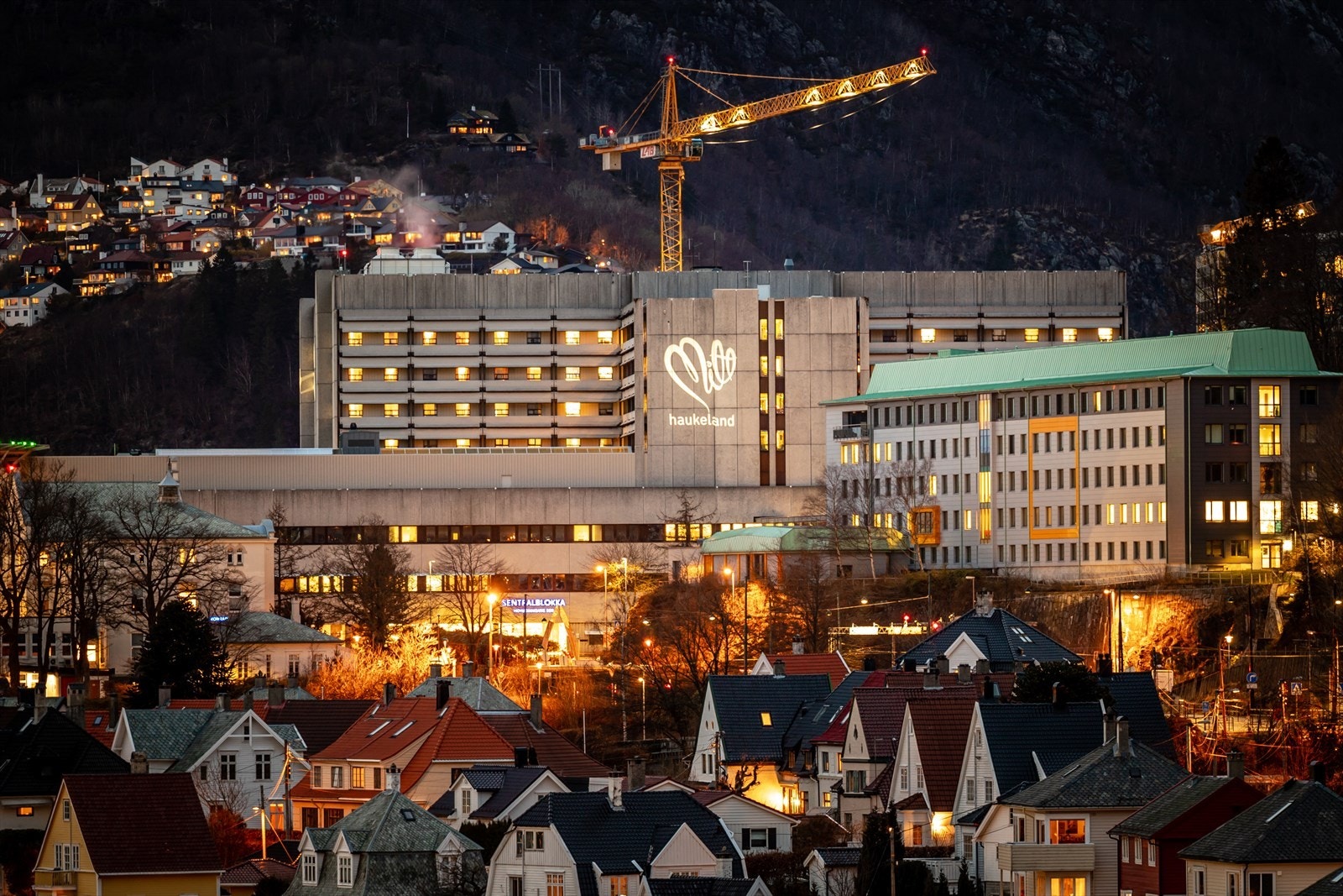 Det er gang- og sykkelavstand til Haukeland universitetssjukehus, en av regionens største arbeidsplasser Galleribilde
