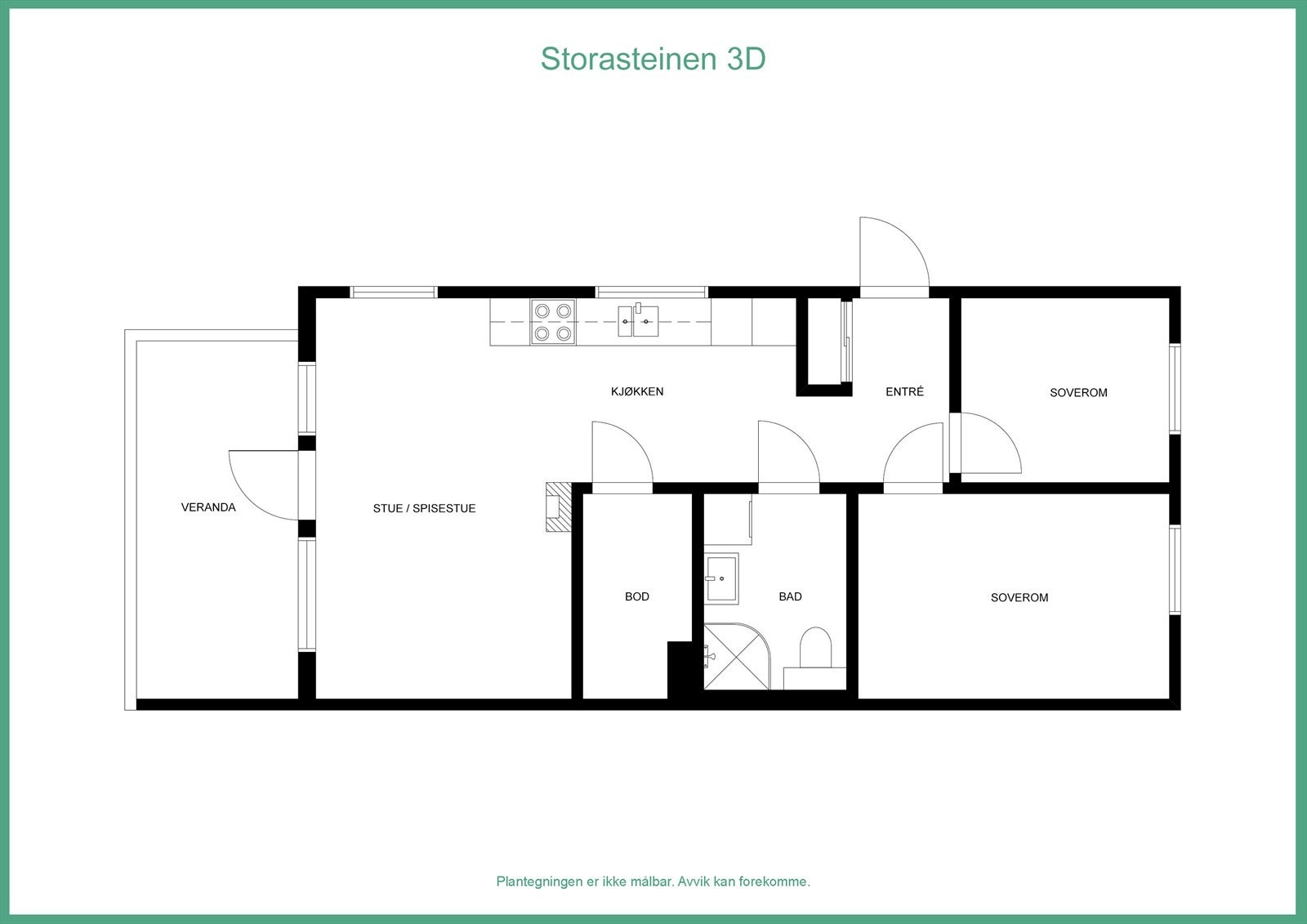 Plantegning Galleribilde