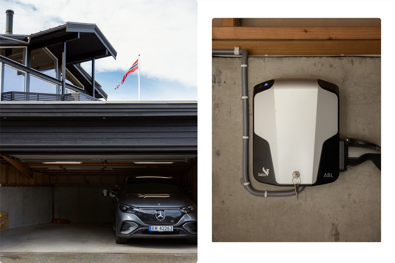 Har man gjester er det mulig å parkere på velforeningens egen gjesteparkering Galleribilde