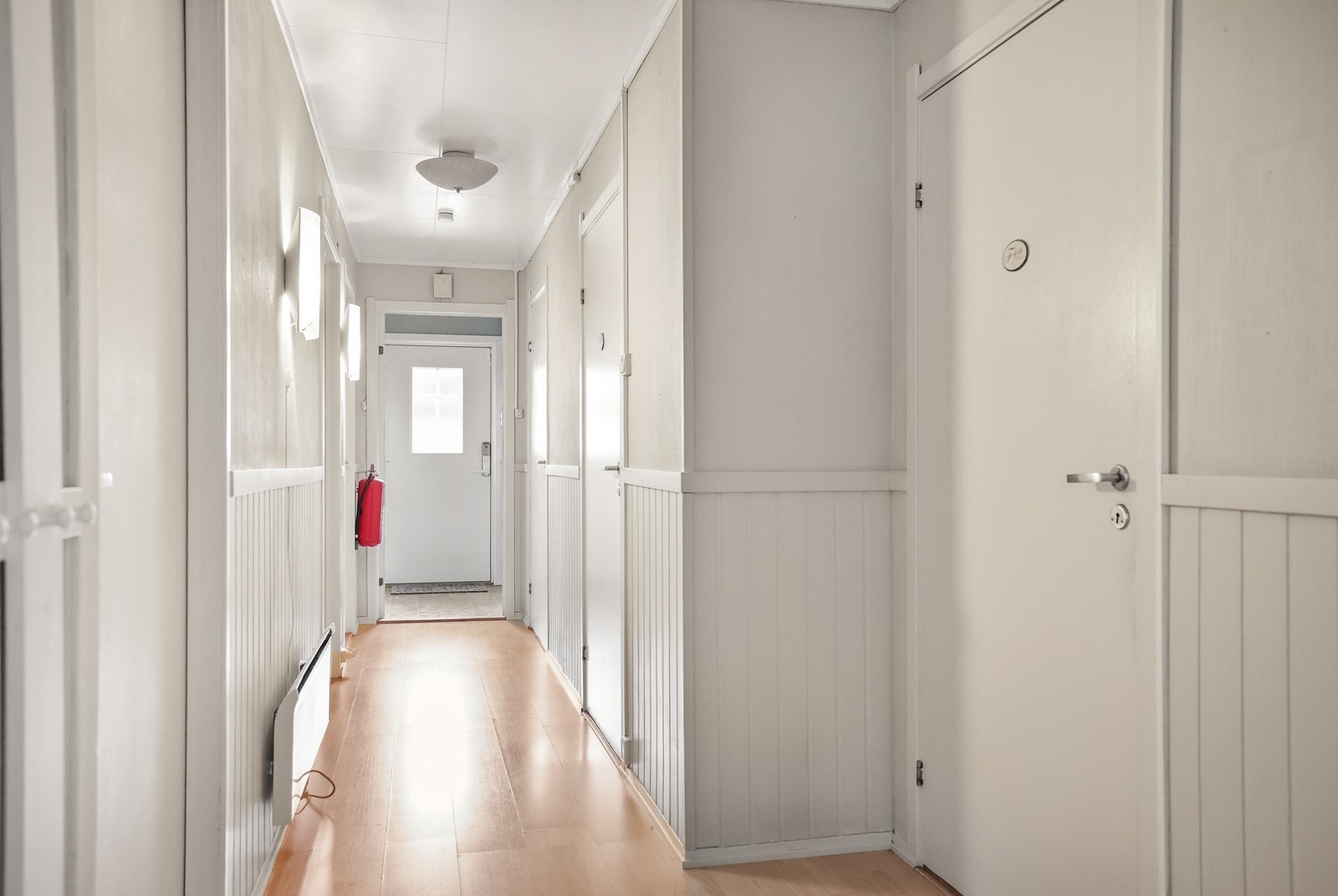 Gangen binder sammen de ulike rommene i etasjen. Galleribilde