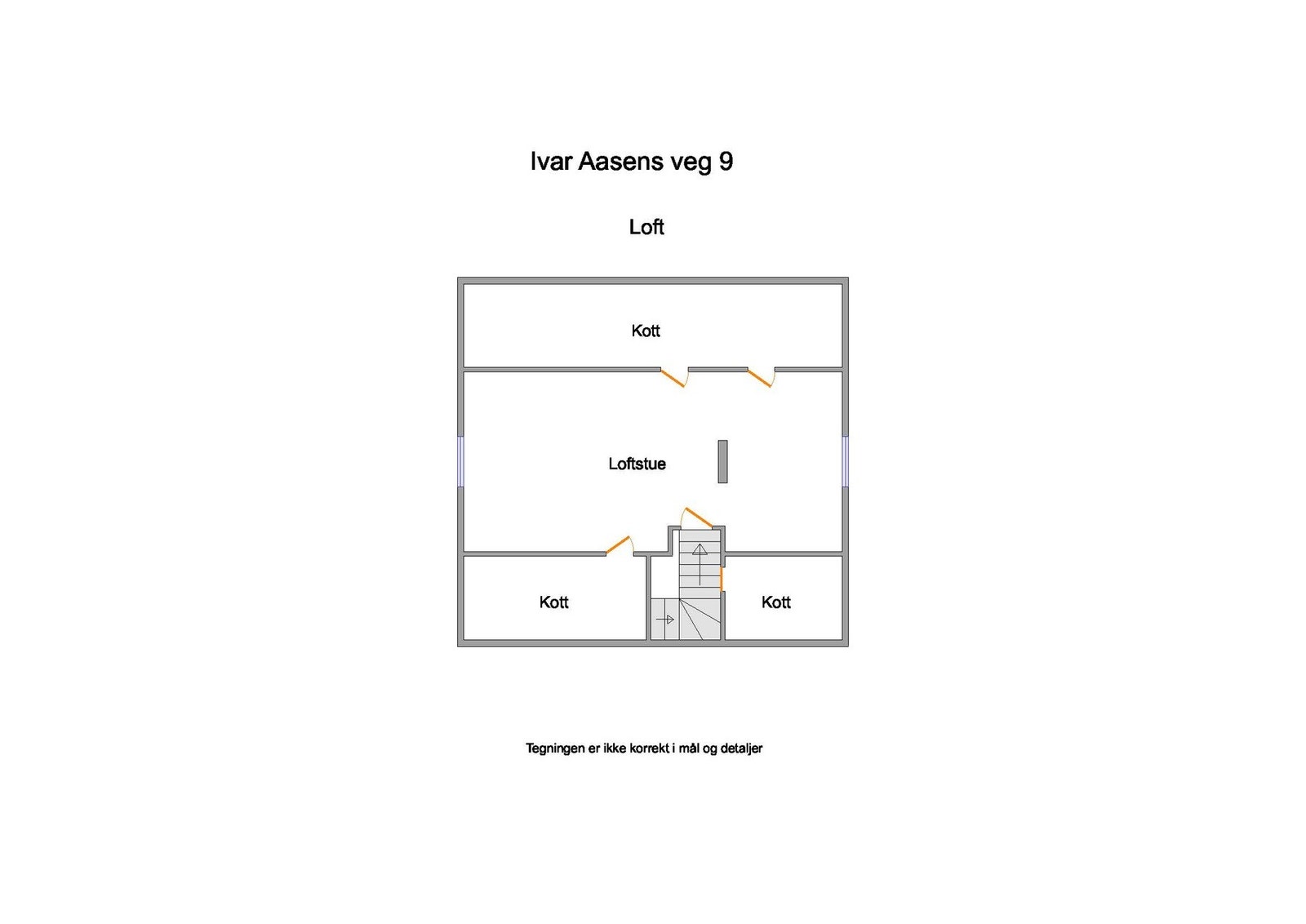 Boligens planskisse - Loft Galleribilde
