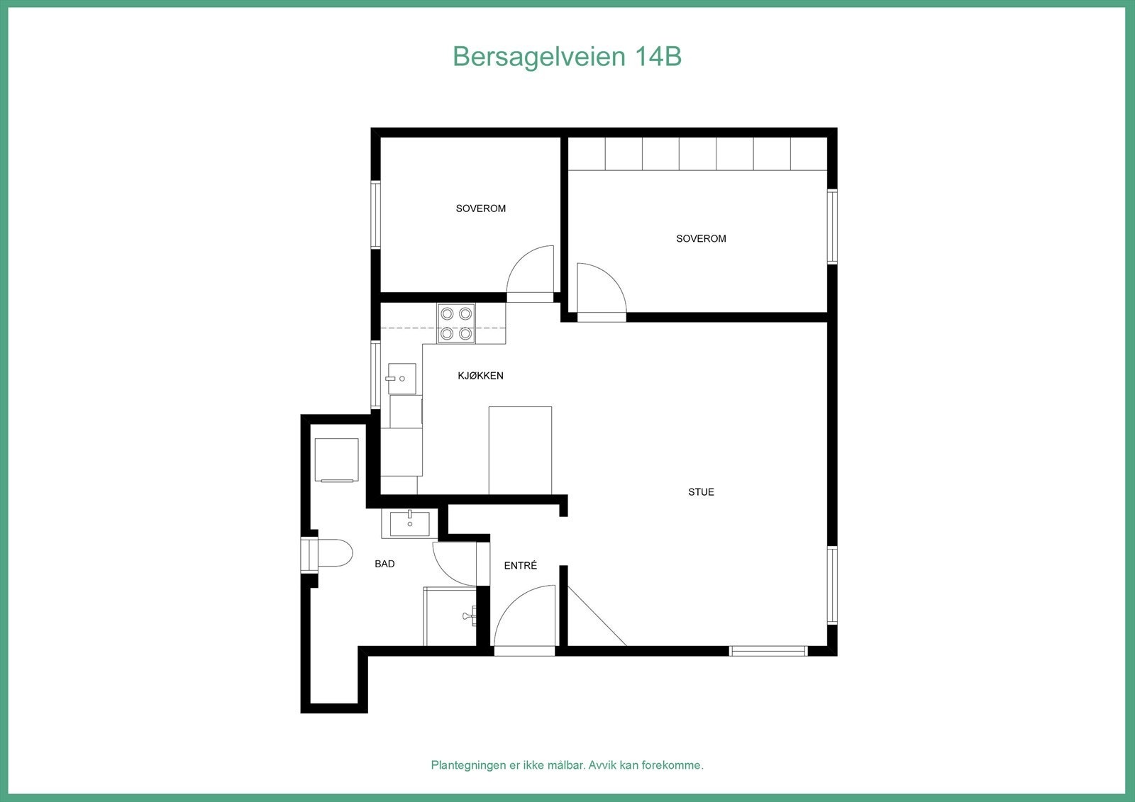 Plantegning Galleribilde