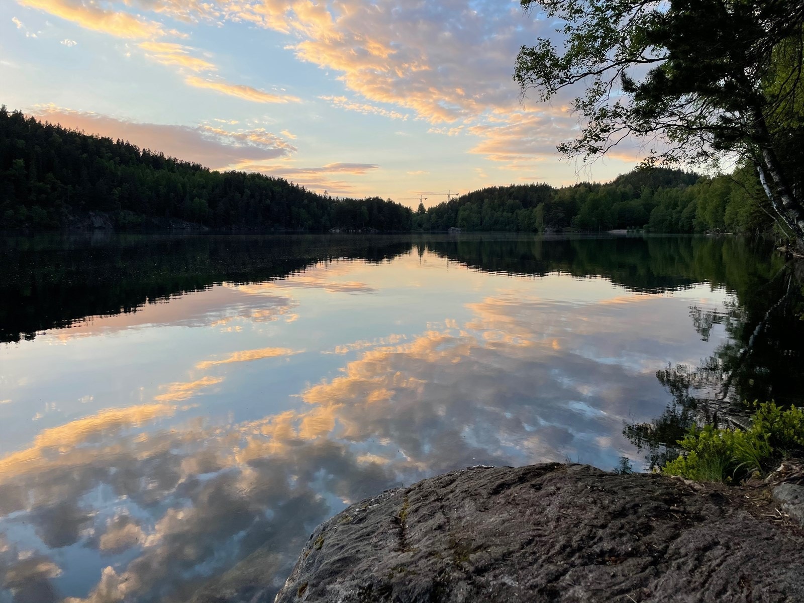 I Østmarka finner du flere fine badeplasser og gode fiskemuligheter Galleribilde