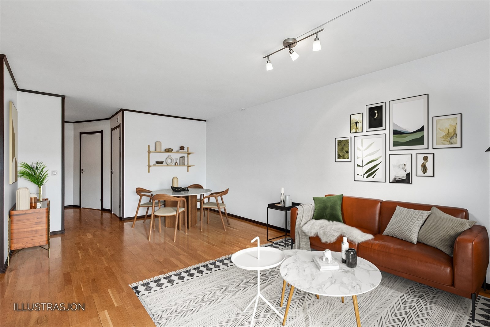 Stue (digital styling) Galleribilde