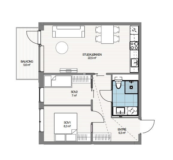 Planløsning SV3-0201 Galleribilde