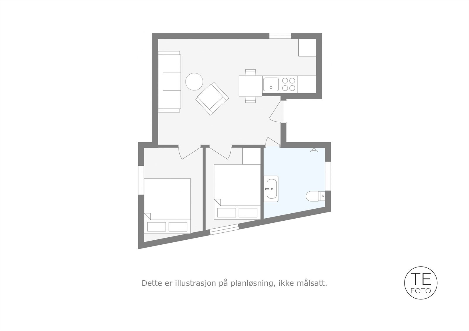 Plantegning Galleribilde