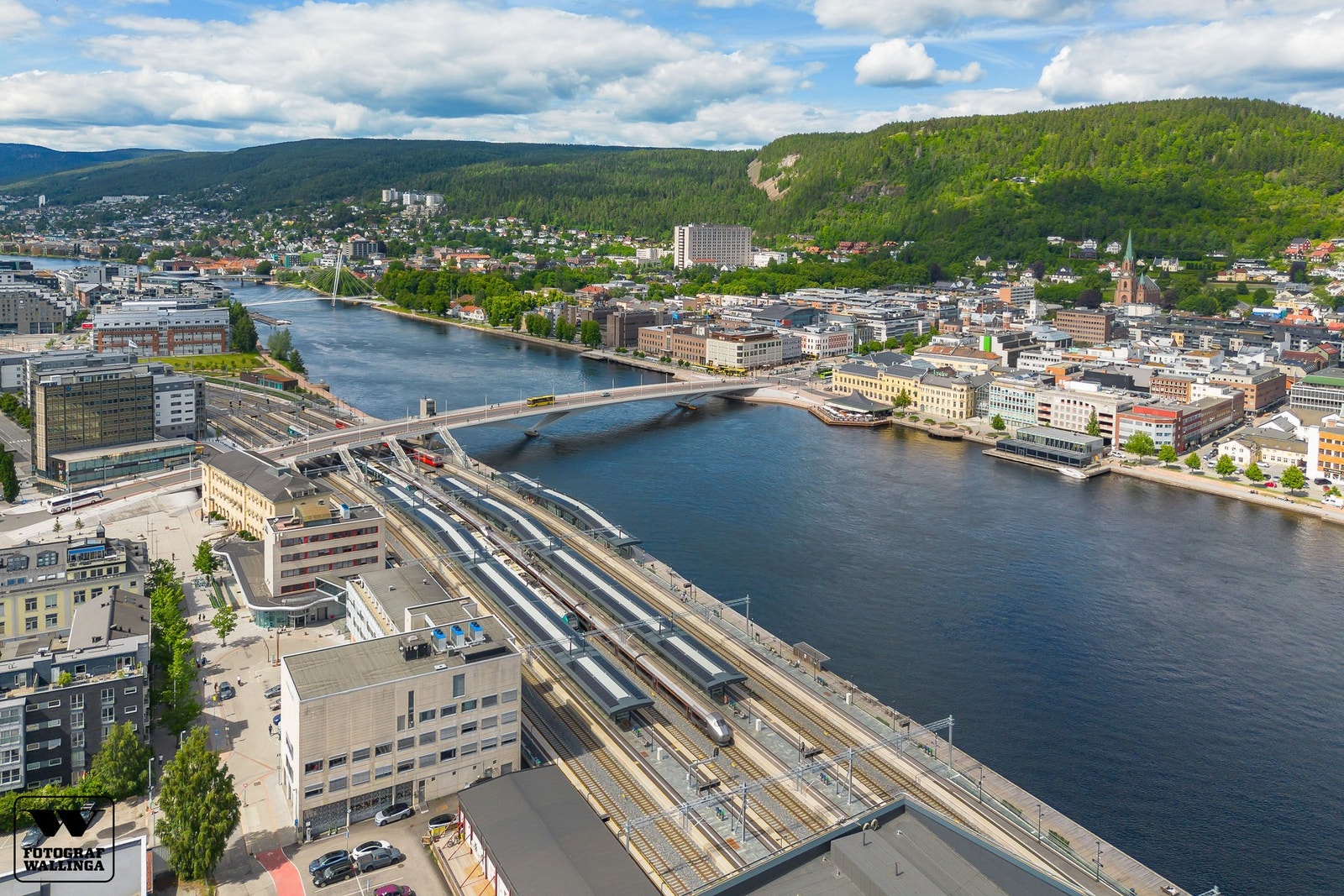 Den nye bybrua fra 2025 binder byen sammen og gir enkel forbindelse mellom sentrum, Bragernes og Strømsø. Galleribilde