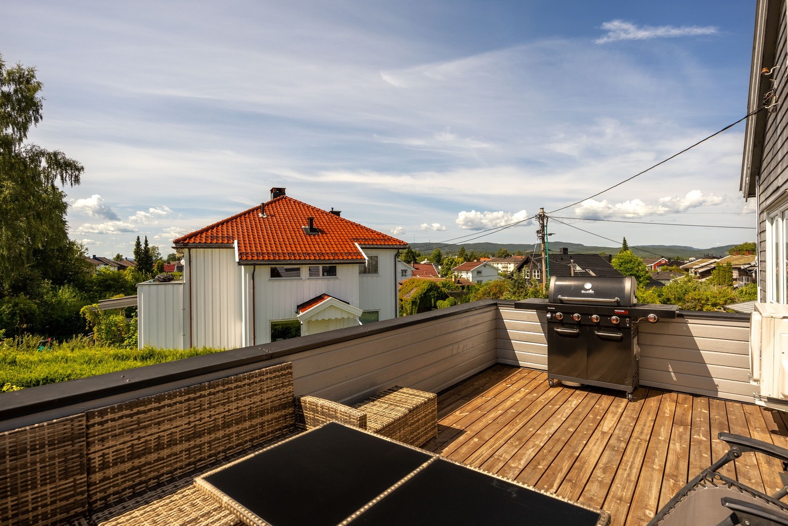 Her kan man nyte varme sommerdager og lune høstkvelder. Galleribilde