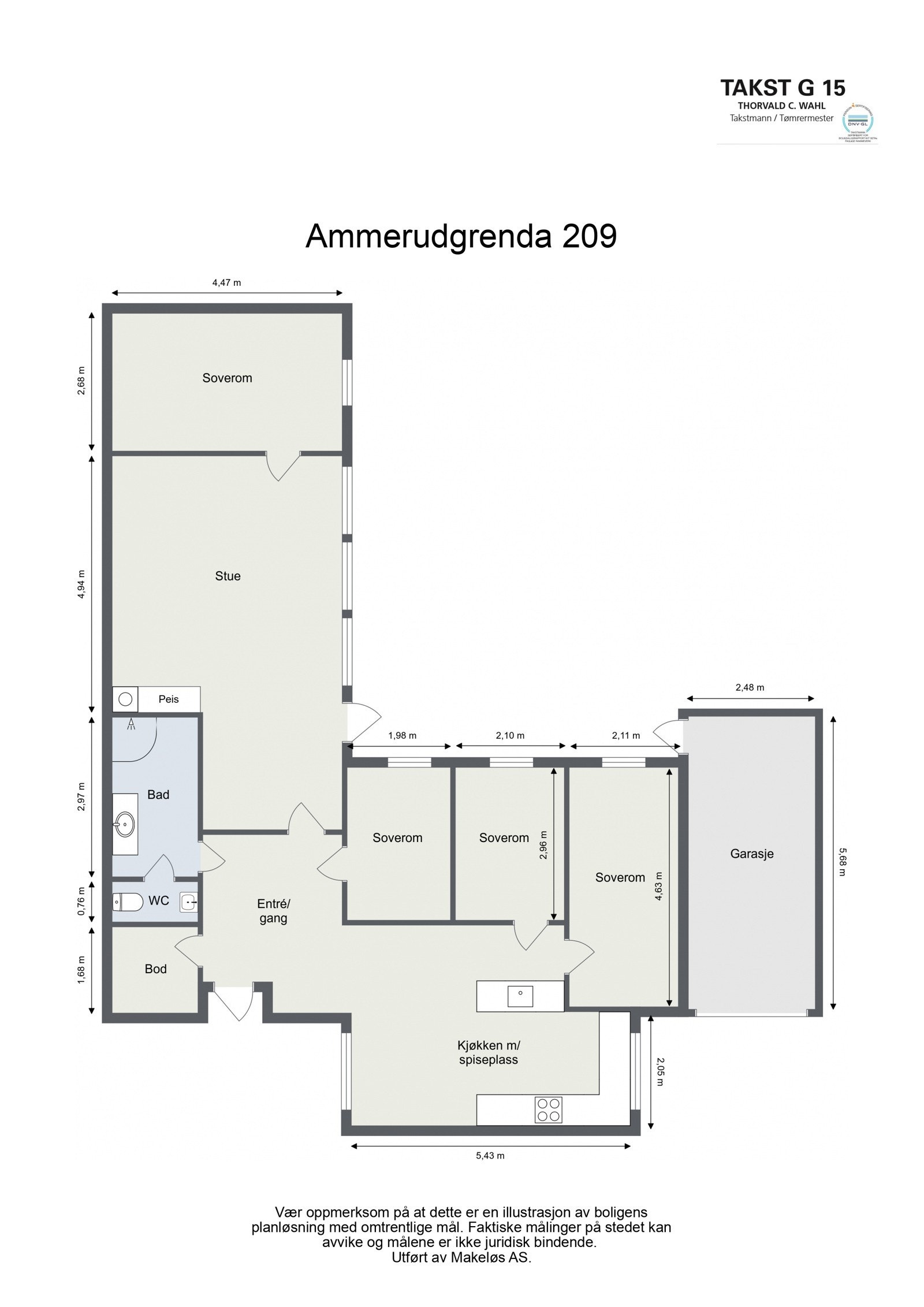 Plantegning. Galleribilde