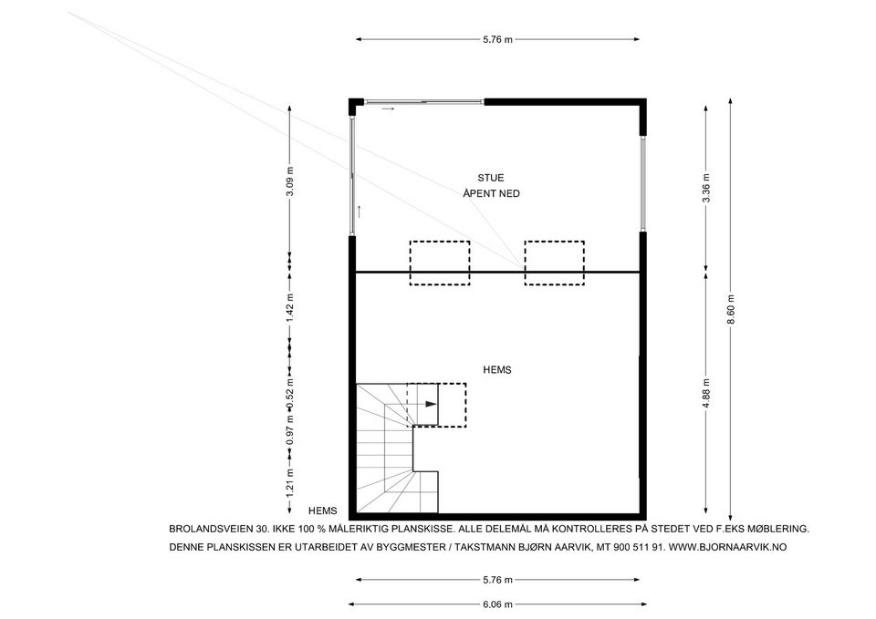 Plantegning hems Galleribilde