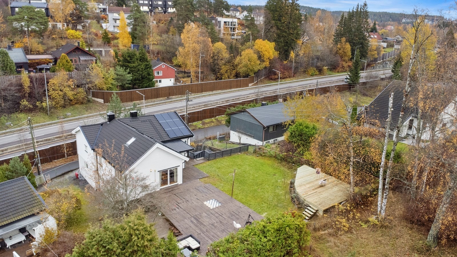 Like utenfor døren har man også tilgang til marka og Stovnertårnet med panoramautsikt over nærområdet. Galleribilde
